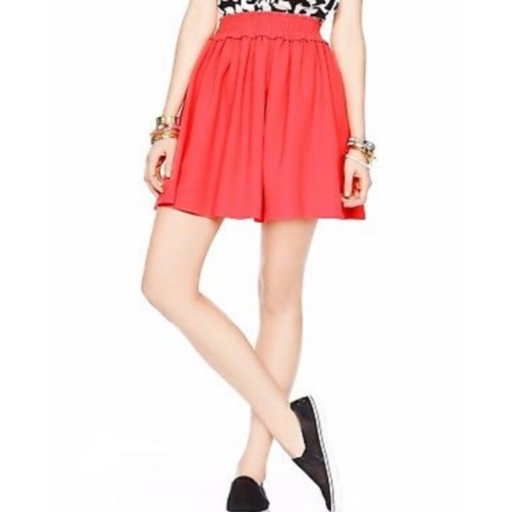 Kate Spade Gathered Crepe Skirt